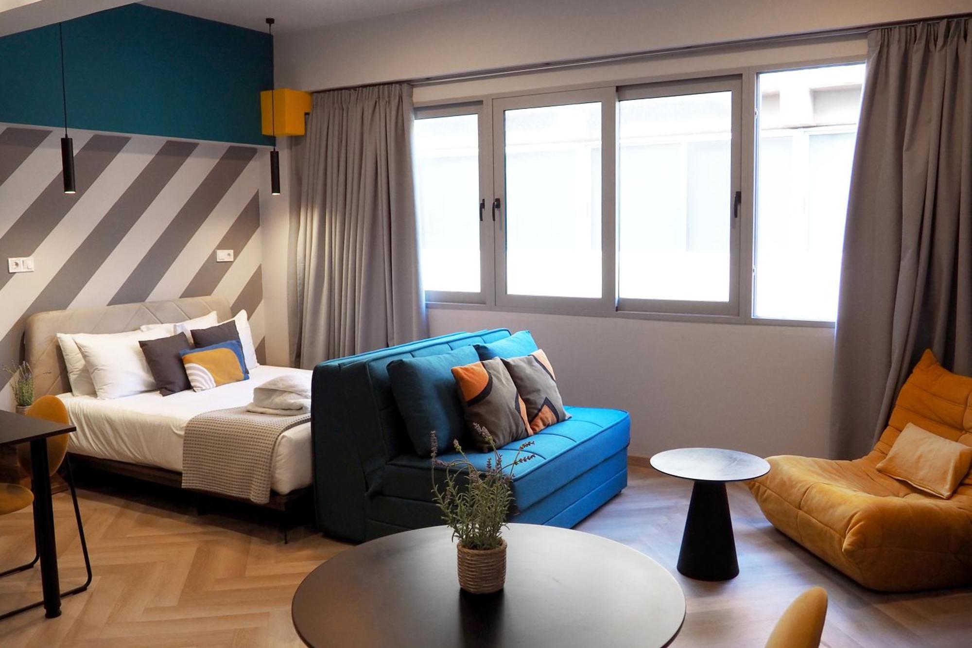 Ferienwohnung Ermou Funky Lofts Athen Exterior foto